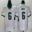 Nike Philadelphia Eagles #6 DeVonta Smith white throwback Color Rush Limited Jersey -BD Nike Philadelphia Eagles #6 DeVonta Smith white throwback Color Rush Limited Jersey -BD