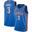 Youth Oklahoma City Thunder #3 Josh Giddey blue Replica NBA Jersey Hot-press font