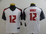 Youth Nike Tampa Bay Buccaneers 12 Tom Brady white Color Rush Limited jersey