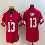 Youth Nike San Francisco 49ers 13 Brock Purdy Red Color Rush Limited Jersey