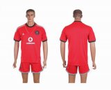 2013-2014 Orlando Pirates club red jersey away