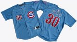 Youth Chicago Cubs #30 Kyle Tucker fashion skyblue baseball jersey