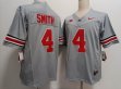 Ohio State Buckeyes #4 Jeremiah Smith gray college footbll jerseys-XST