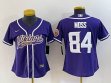 Women Nike Minnesota Vikings #84 Randy Moss purple NFL football jerseys-BD