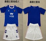 2025-2026 Sunderland club blue white soccer jerseys away