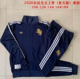 2025-2026 Juventus club blue kid soccer jacket with Long Trousers E2507