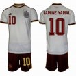 2026 World Cup Spain team #10 LAMINE YAMAL white red soccer jerseys away