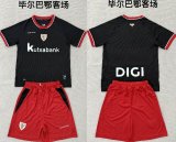 2026-2027 Athletic Bilbao club black red soccer jerseys away