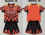 2027-2027 Manchester City Club orange goalkeeper soccer jerseys