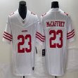 Nike San Francisco 49ers #23 Christian McCaffrey white Nike Vapor F.U.S.E. Limited Jersey