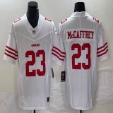 Nike San Francisco 49ers #23 Christian McCaffrey white Nike Vapor F.U.S.E. Limited Jersey