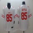49ers #85 George Kittle nike white Color Rush Limited Jersey