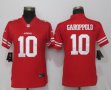 Women Nike San Francisco 49ers 10 Garoppolo Red 2017 Vapor Untouchable Elite Player