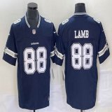 Nike Dallas Cowboys #88 Dez Bryant dark blue color Rush Limited Jersey 03