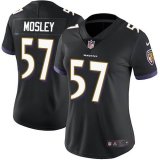 Women Baltimore Ravens #57 Mosley Nike black Color Rush Limited Jersey