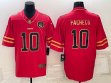 Nike Kansas City Chiefs #10 Isiah Pacheco red gold Color Rush Limited Jersey-BD