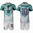 2026-2027 Portugal team #10 BERNARDO white green soccer jerseys away