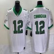 Nike Philadelphia Eagles #12 Randall Cunningham white throwback Color Rush Limited Jersey -BD