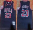 Chicago Bulls #23 Michael Jordan blue throwback nba basketball jersey-XD
