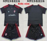 2026-2027 Colorado Rapids club black kid soccer jerseys home