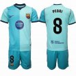 2026-2027 Barcelona club #8 PEDRI skyblue soccer jerseys second away