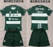 2026-2027 Santos Laguna club green white soccer jerseys home