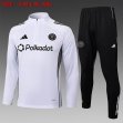 2025-2026 Paris Saint-Germain club white black soccer uniforms with Long Trousers B2526.jpg