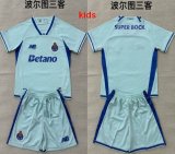 2026-2027 Porto club blue skyblue kids soccer jerseys Third away