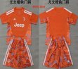 2026-2027 Juventus club orange goalkeeper kids soccer jerseys