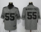Nike Dallas cowboys 55 Vander esch Gray 2017 Vapor Untouchable Stitched Gridiron Gray Limited jersey