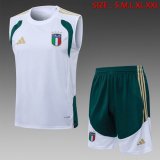 2026-2027 Italy team white green soccer vest uniforms D26008