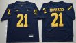 Jordan Brand Michigan Wolverines Desmond Howard 21 College Football Limited Jersey - Navy Blue