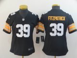 Women Nike Pittsburgh Steelers #39 Minkah Fitzpatrick black Color Rush Limited Jersey