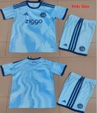 2026-2027 Ajax club skyblue kids soccer jerseys away