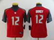 Youth Nike Tampa Bay Buccaneers 12 Tom Brady red Color Rush Limited jersey