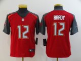 Youth Nike Tampa Bay Buccaneers 12 Tom Brady red Color Rush Limited jersey