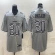 Nike Dallas Cowboys #20 Tony Pollard gray Color Rush Limited Jerseys