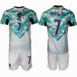 2026-2027 Portugal team #7 RONALDO white green soccer jerseys away