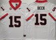 Georgia Bulldogs #15 Carson Beck white college football jersey-PNS