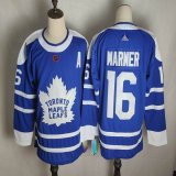 Adidas Toronto Maple Leafs 16 Mitch Marner blue hockey jersey with A patch-FH