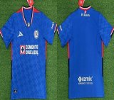 2025-2026 Cruz Azul club thailand version blue soccer jerseys home
