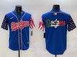 2025 Nike Dodgers blue usa flag baseball jerseys Joint name 01