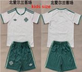 2026-2027 Northern Ireland team white green kids soccer jerseys away