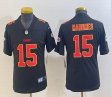 Youth Nike Kansas City Chiefs #15 Patrick Mahomes black gold Color Rush Limited Jersey