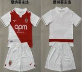 2025-2026 Monaco club red white soccer jerseys home
