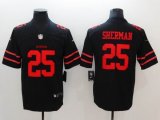 San Francisco 49ers #25 Richard Sherman nike black Color Rush Limited Jersey