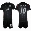 2026 World Cup United States team #10 PULISIC black soccer jerseys away 2026 World Cup United States team #10 PULISIC black soccer jerseys away