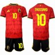 2026 World Cup Belgium team #10 TROSSARD red black Soccer Jerseys home 2026 World Cup Belgium team #10 TROSSARD red black Soccer Jerseys home