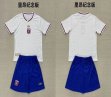 2025-2026 Lyon Commemorative Edition white blue kid soccer jerseys