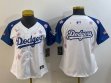 Women 2025 Nike Los Angeles Dodgers blank white blue fashion majestic baseball jerseys Sakura plate 02